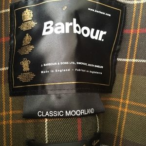 Barbour men’s waxed jacket, classic moorland